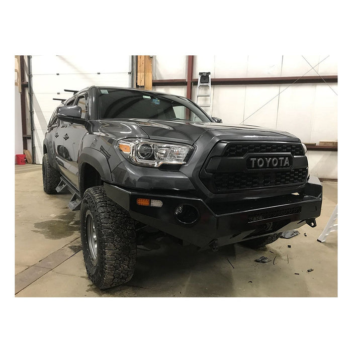 Dobinsons 4x4 Front Metal Bumper for 2016 to 2019 Toyota Tacoma 4x4 - Bare Steel