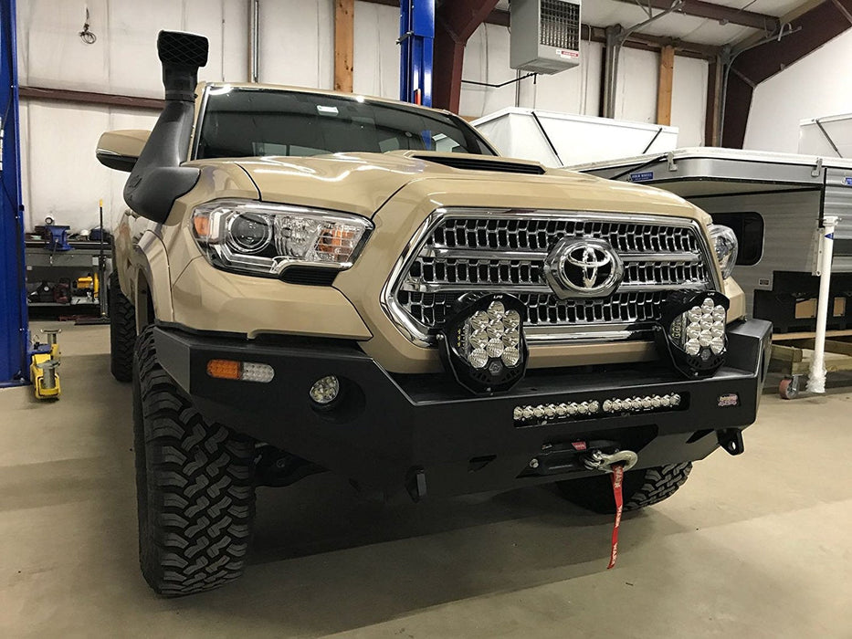 Dobinsons 4x4 Front Metal Bumper for 2016 to 2019 Toyota Tacoma 4x4 - Bare Steel