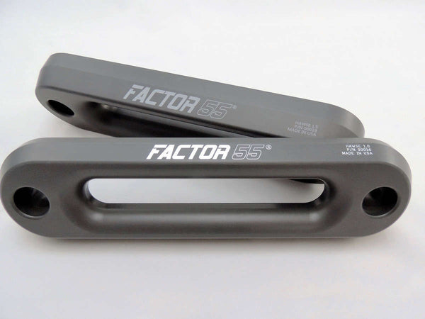 Factor 55 Hawse Fairlead 1.5 Inch Thick Gun Metal Gray 19