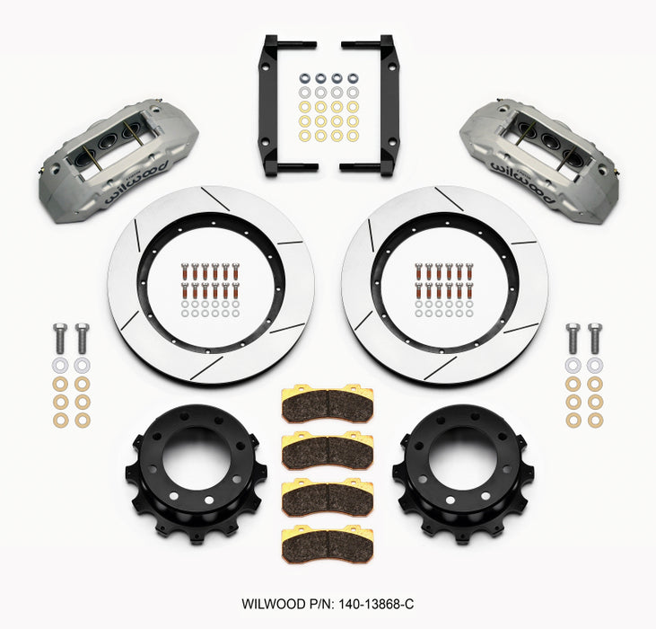 Wilwood TX6R Rear Kit 15.50in Clear Ano 2005-2012 Ford F250/F350 4WD 140-13868-C