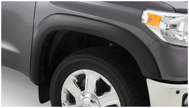 Bushwacker 14-18 Toyota Tundra OE Style Flares 2pc Fits w/ Factory Mudflap Black 30037-02