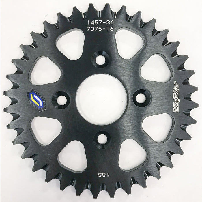 Sunstar 5-145736BK Aluminum Rear Sprocket - 36T - Black