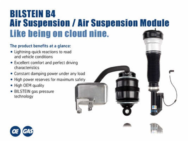 Bilstein B4 OE Replacement - Black Paint Front Suspension Air Spring 45-240706 Fits select: 2011-2012 LAND ROVER RANGE ROVER HSE LUXURY, 2010 LAND ROVER RANGE ROVER HSE