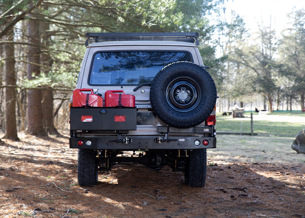 Dobinsons Rear Bumper with Swing Outs Fits Toyota Landcruiser 60 Series 1986+ Models ( ) - BW80-4132