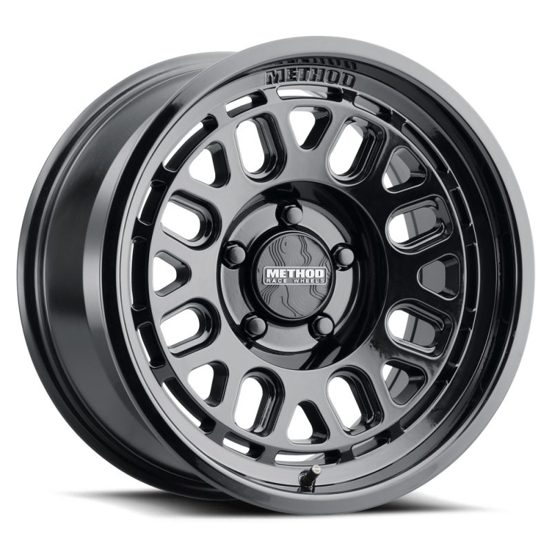 Method MR321 17x8.5 -0mm Offset 6x5.5 Bp 106.25mm CB 4.72in BS Gloss Black Wheel MR321785601300