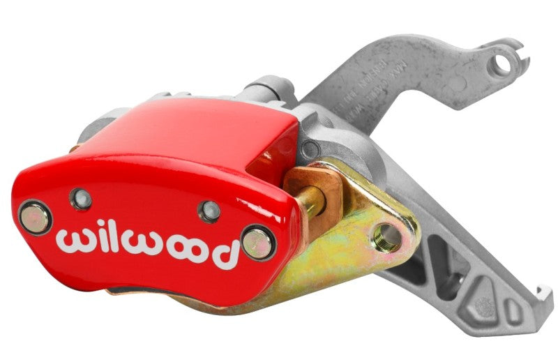 Wilwood Caliper-MC4 Mechanical-R/H Red W/ Logo 1.19in Piston .81in Disc 120-12069-RD