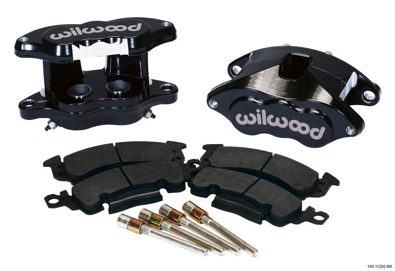 Wilwood D52 Rear Caliper Kit Black Pwdr 1.25 / 1.25in Piston 1.28in Rotor 140-11292-BK