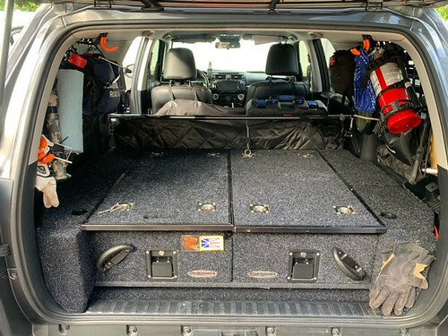 Dobinsons Rear Dual Roller Drawer System Fits Toyota 4Runner 5th Gen 2010-2023 with Fridge Slide - RDKIT4R5