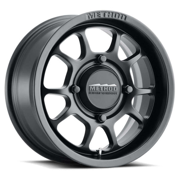 Method MR409 Bead Grip 15x10 / 5+5/0mm Offset / 6 X 139.7 / 78.3mm CB Matte Black Wheel MR40951060555
