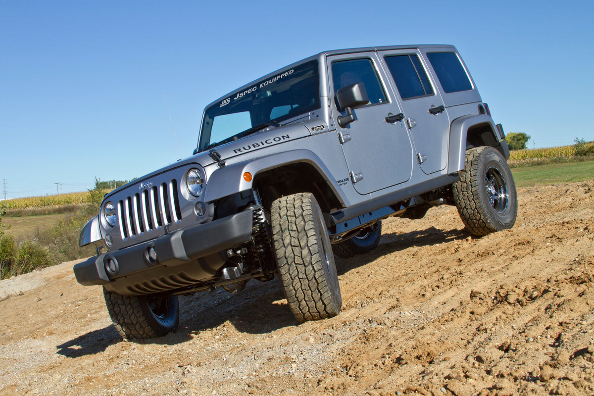 JKS 2007-2018 Fits Jeep Wrangler JK 4Dr 2.5" J-Krawl Suspension Lift Kit, Rubber FOX 2.5 Pes R, R Dsc Front, FOX 2.5 Pes P, B Dsc Rear, Fits 2007-2018 Jeep Wrangler JK JSPEC191PES