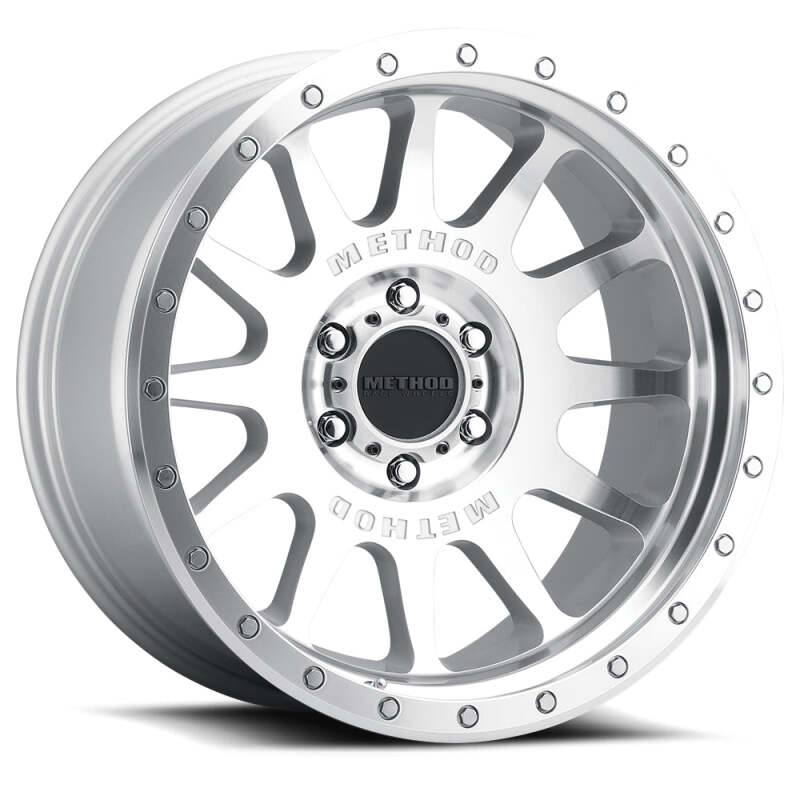 Method MR605 NV 20x10 -24mm Offset 8x180 124.1mm CB Machined Clear Coat Wheel MR60521088324N