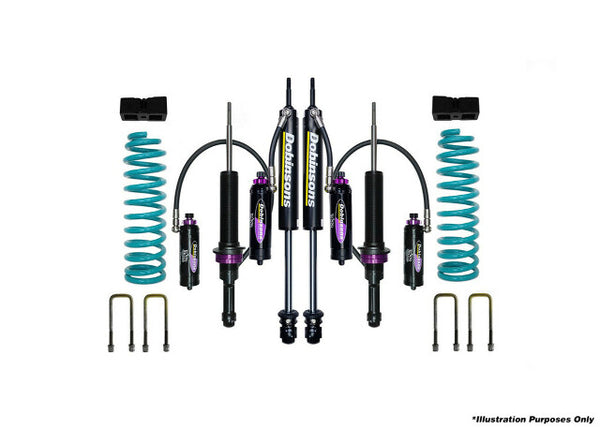 Dobinsons 1.5"-2" MRR 3-Way Adjustable Suspension Lift Kit with Rear Quick Ride Kit for 2020 and Up Fits Isuzu Dmax - DSSKITMRA715