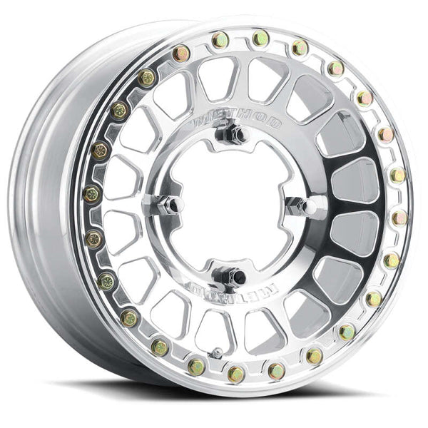 Method MR413 Beadlock 15x10 / 6+4/25mm Offset / 5x4.5 / 70mm CB Polished Wheel MR413510121164B