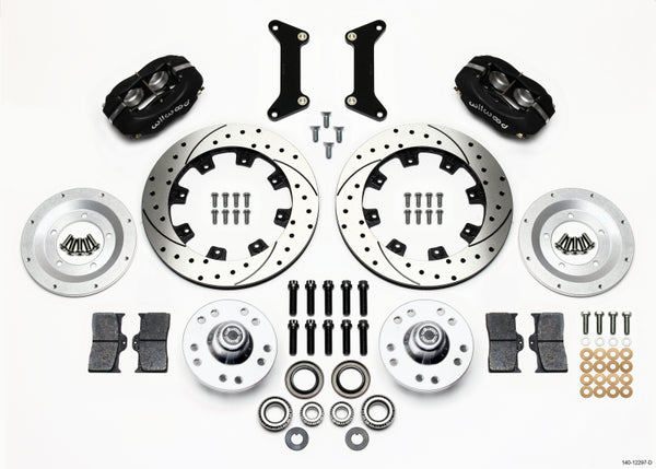 Wilwood Forged Dynalite Front Kit 12.19in Drilled 79-87 Fits GM G Body 140-12297-D