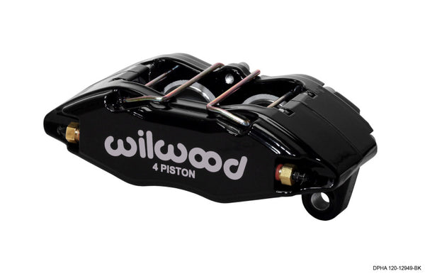Wilwood Caliper-Dynapro Fits Honda/Acura Black Powder 1.62in Pistons .83in Disc 120-12949-BK