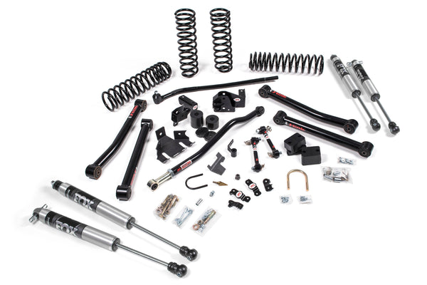 JKS 2021-2024 Fits Jeep Wrangler JL 4xe 4Dr 2" J-Konnect Suspension Lift Kit W, JSpec Shocks, Fits 2021-2024 Jeep Wrangler JL JSPEC174K