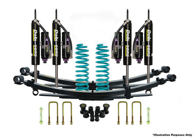 Dobinsons 4x4 MRR 3-Way Adjustable Suspension Kit Landcruiser 70 Series - Fzj/hzj 71, 74, 76 1999 to 2004 - DSSKITMRA0271