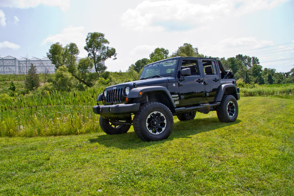 JKS 2007-2018 Fits Jeep Wrangler JK 4Dr RHD 3.5in JSpec System - FOX Remote Resi, Fits 2007-2018 Jeep Wrangler JK JSPEC104KFR
