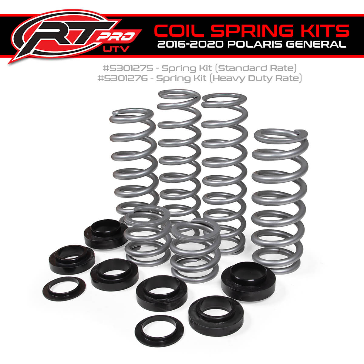 RT Pro 2016-20 Polaris General Performance Spring Kit - Sachs Shocks - Two Seat RTP5301275