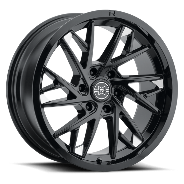 Method MR801 20x9 / 6x5.5 Bp / 12mm Offset / 106.25mm Bore Gloss Black Milled Wheel MR80129060512