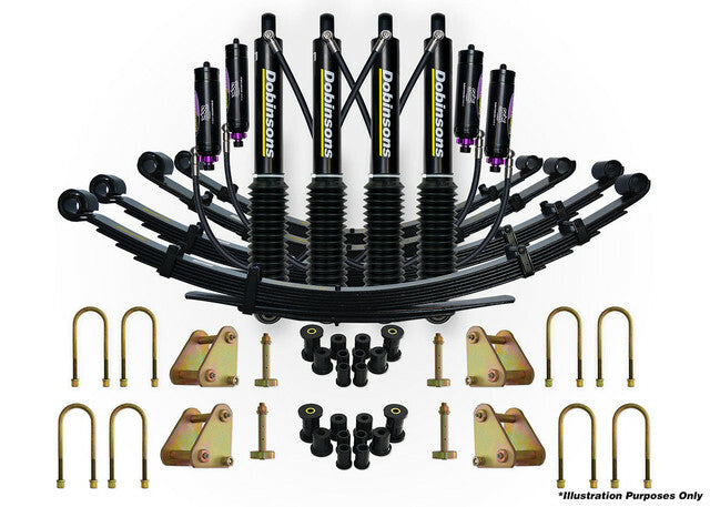 Dobinsons 4x4 Full MRR 3-way Adjustable Suspension Kit Fits Toyota Landcruiser 70 Series - 1990 to 1999 - DSSKITMRA3385