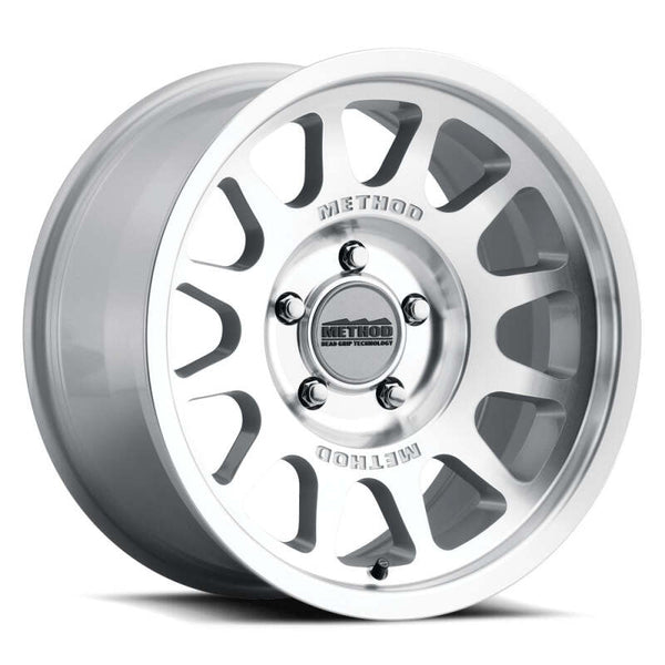 Method MR703 Bead Grip 17x8.5 0mm Offset 6x5.5 106.25mm CB Machined/Clear Coat Wheel MR70378560300