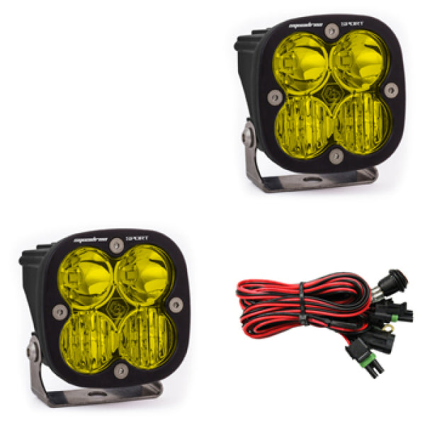 Baja Designs 55-57813 Amber Squadron Sport Pair Led Driving/Combo,1 Pack (Baj557813) 55-7813