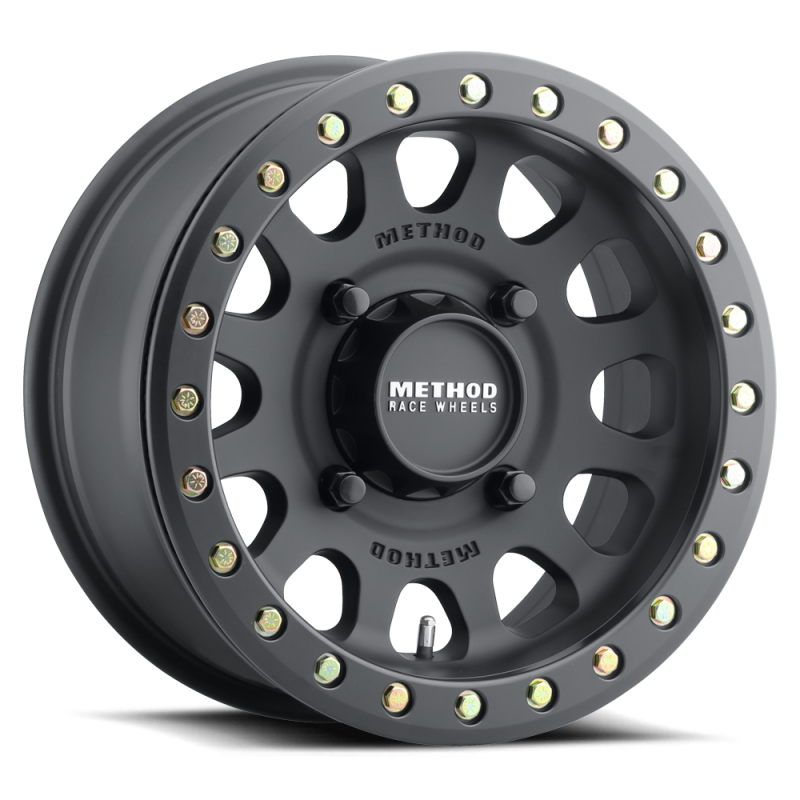 Method MR401 UTV Beadlock 15x10 / 6+4/25mm Offset / 4x136 / 106 CB Matte Black Wheel MR40151047564B