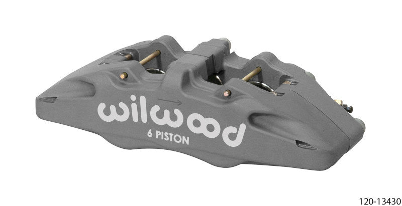 Wilwood Dynapro DP6 Lug Mount Anodized Alum. Caliper 1.62in/1.38in/1.38in Piston .38in Rotor Right 120-13430