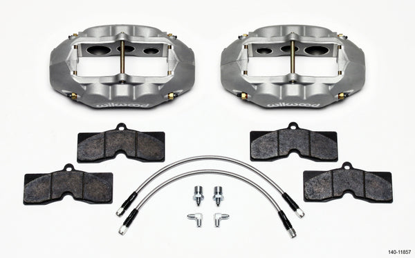 Wilwood D8-6 Front Caliper Kit Clear Corvette C2 / C3 65-82 140-11857