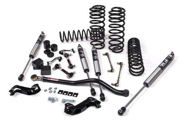 JKS 2018-2024 Fits Jeep Wrangler JL J-Kontrol 2.5" 4Dr W, JSpec Shocks, HD Rate Coils, Fits 2018-2024 Jeep Wrangler JL JSPEC138K