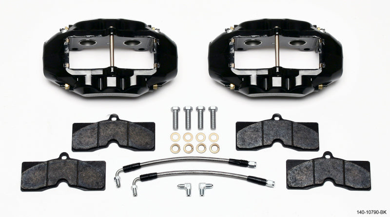 Wilwood D8-4 Rear Caliper Kit Black Corvette C2 / C3 65-82 140-10790-BK