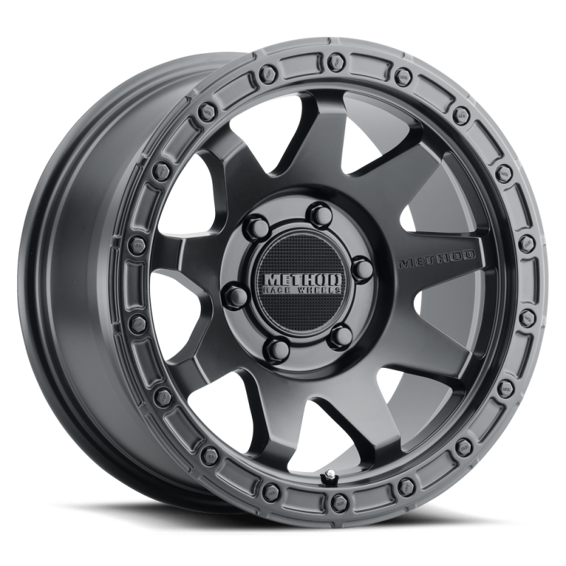 Method MR317 17x9 -12mm Offset 6x5.5 106.25mm CB Matte Black Wheel MR31779060512N