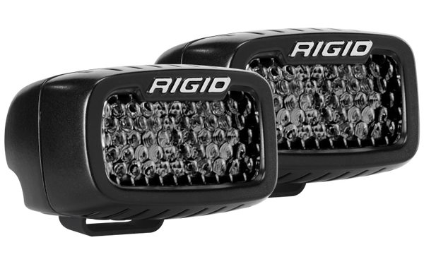 Rigid Industries SR-M Series PRO Midnight Edition Spot Diffused Pair 902513BLK