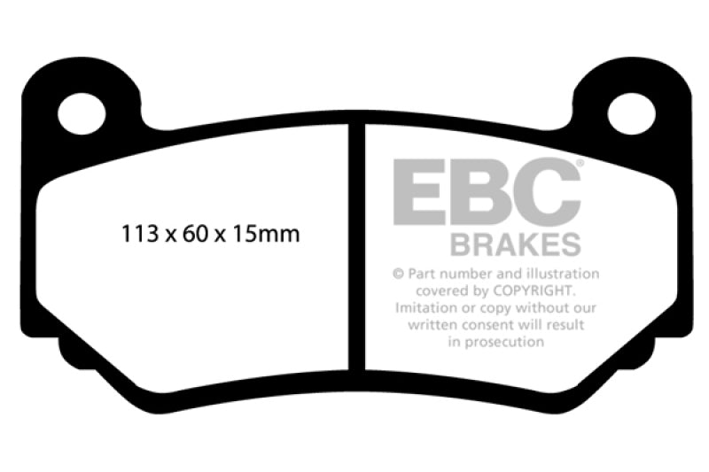 EBC AP Racing CP7600 Caliper Redstuff Brake Pads DP31377C