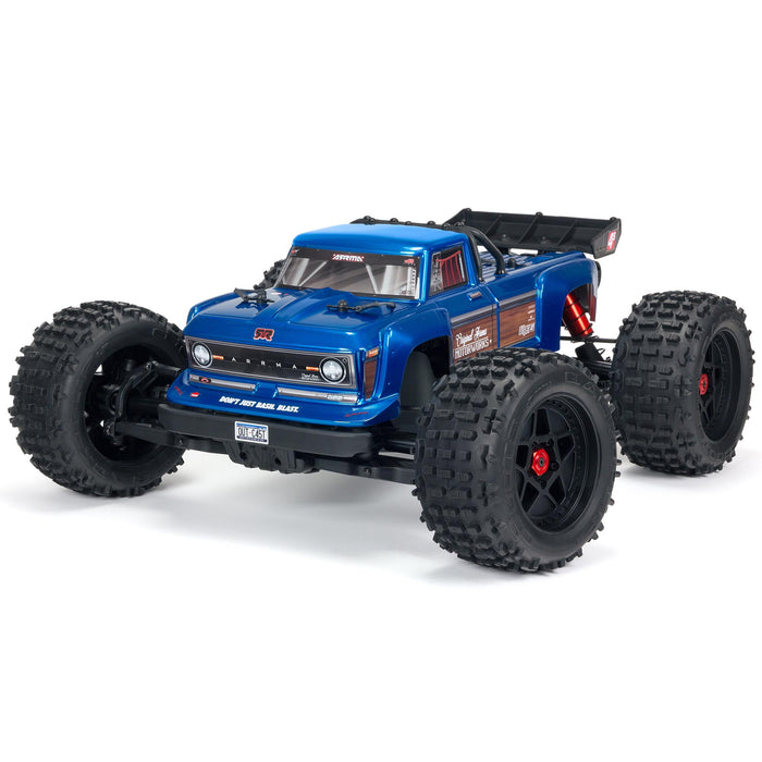 ARRMA 1/10 OUTCAST 4X4 4S V2 BLX Stunt Truck RTR Battery & Charger not included Blue ARA4410V2T2 Trucks Electric RTR 1/10 Off-Road