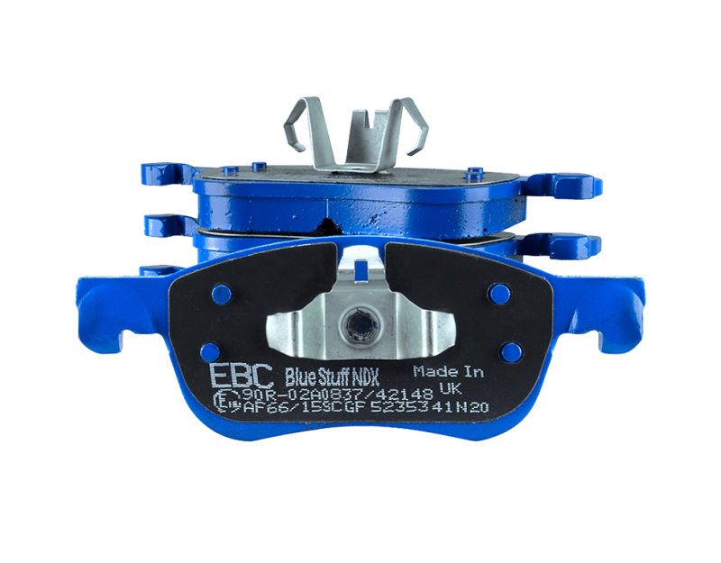 EBC 04-05 Mitsubishi Lancer Evo 8 2.0T (FQ400 w/Alcon Caliper) Bluestuff Front Brake Pads DP5063NDX
