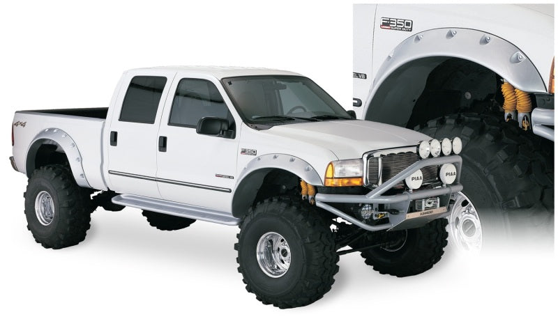 Bushwacker Cut Out Style Front Fender Flares For 99-07 F250/F350/F450 20043-02