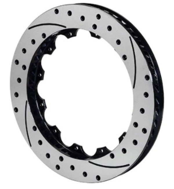 Wilwood Rotor-SRP48 SPC-37-RH-BLK-Drill 13.00 x 1.10 12 on 7.00in 160-13362-BK