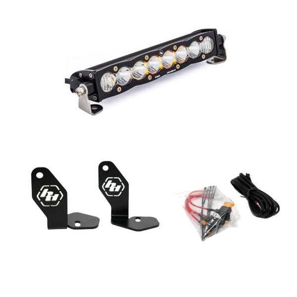 Baja Designs 22-23 Polaris RZR Pro R S8 10in Hood Mount Kit Clear 448101