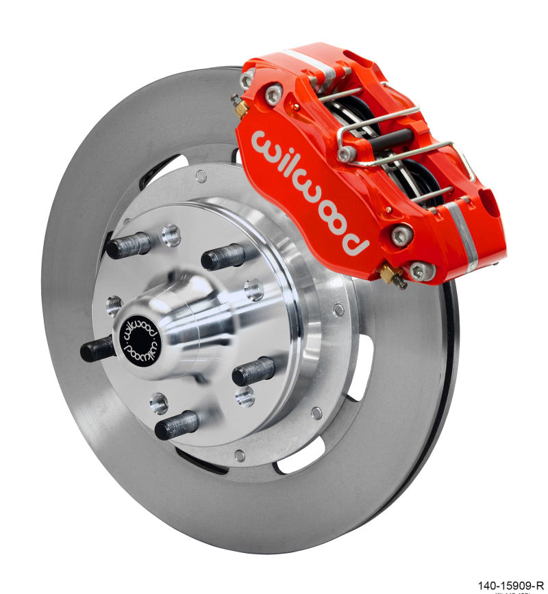 Wilwood Dynapro 4R Front Kit 11.75in Ultralite HP Rotors Red 140-15909-R