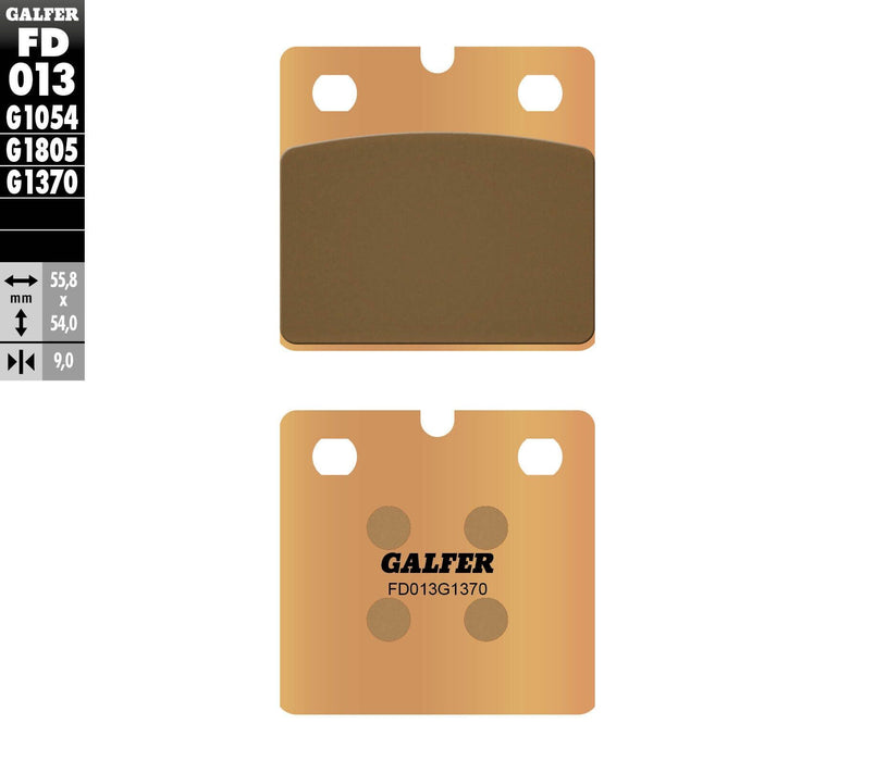 Galfer Brake Pads Sintered Fd013G1370 FD013G1370