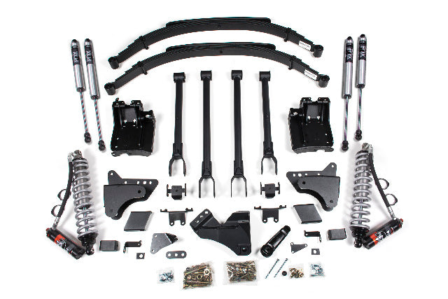 BDS 6 Inch Lift Kit W/ 4-Link 2.5 Performance Elite Coil-over Conversion, Fits Ford F250/F350 Super Duty 11-16 4WD Diesel 597FPE