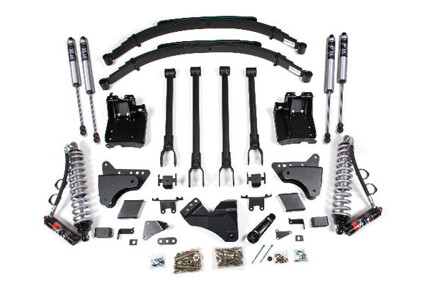 BDS 6 Inch Lift Kit W/ 4-Link 2.5 Performance Elite Coil-over Conversion, Fits Ford F250/F350 Super Duty 11-16 4WD Diesel 597FPE