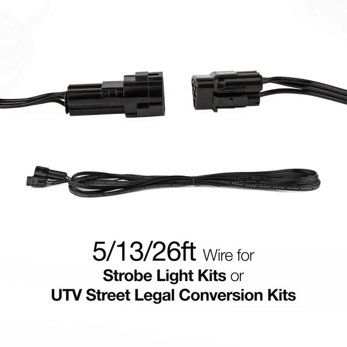 Xk Glow 26' Extension Wire Strobe Light Series XK052-WIRE-26FT