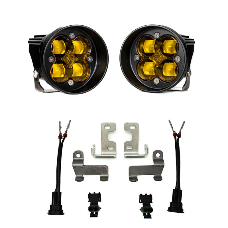 Baja Designs 2016+ Fits Toyota RAV4 Squadron Fog Light Pocket Kit -Amber 447704