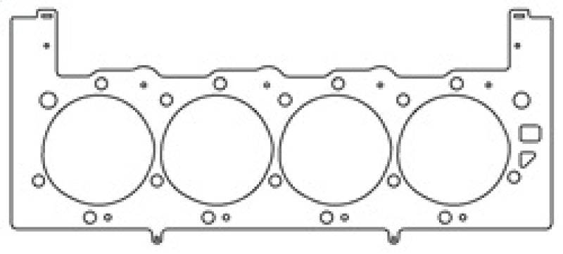 Cometic GM / Mercury 8.1L 496ci 4.350in Bore .051in MLS LH Head Gasket C5765-051