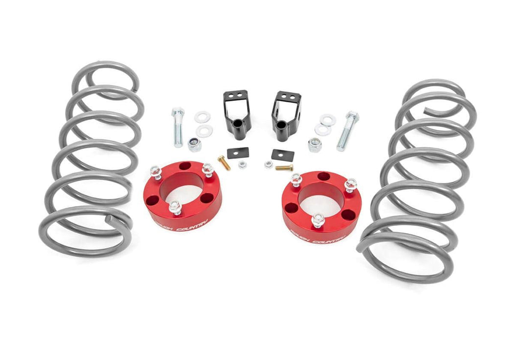 Rough Country 3 Inch Lift Kit X-REAS RR Springs Red Fits toyota4Runner (03-09)