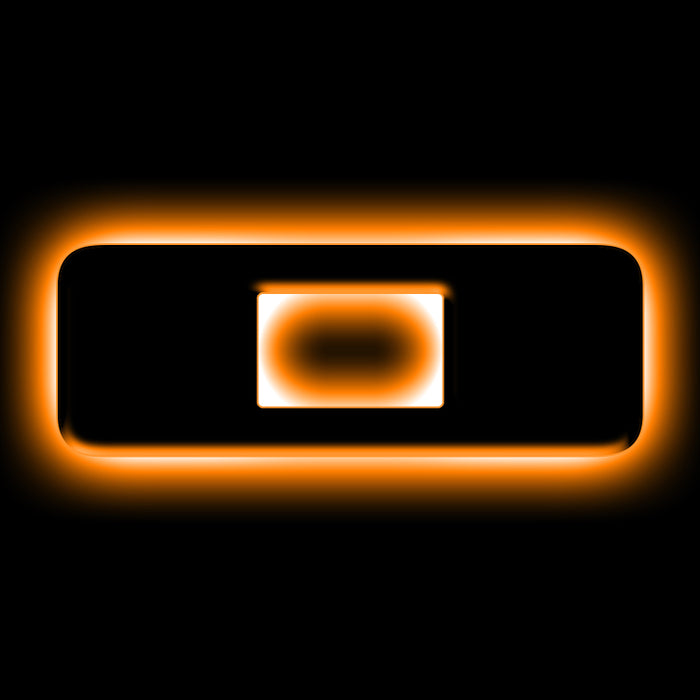 ORACLE Lighting Universal Illuminated LED Letter Badges Matte Blk Surface Finish O SEE WARRANTY 3141-O-005