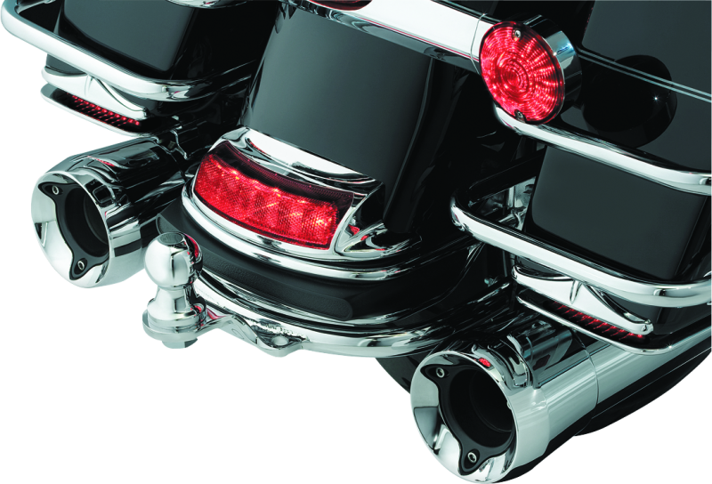 Kuryakyn Motorcycle Accessory: Trailer Hitch With 1-7/8" Diameter Hitch Ball For 2009-13 Harley-Davidson Touring Motorcycles , Black 7652